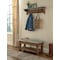 Alaterre Furniture Millwork 40" Hook Shelf - Wood/Zinc AWMW2471Z - alternate 5